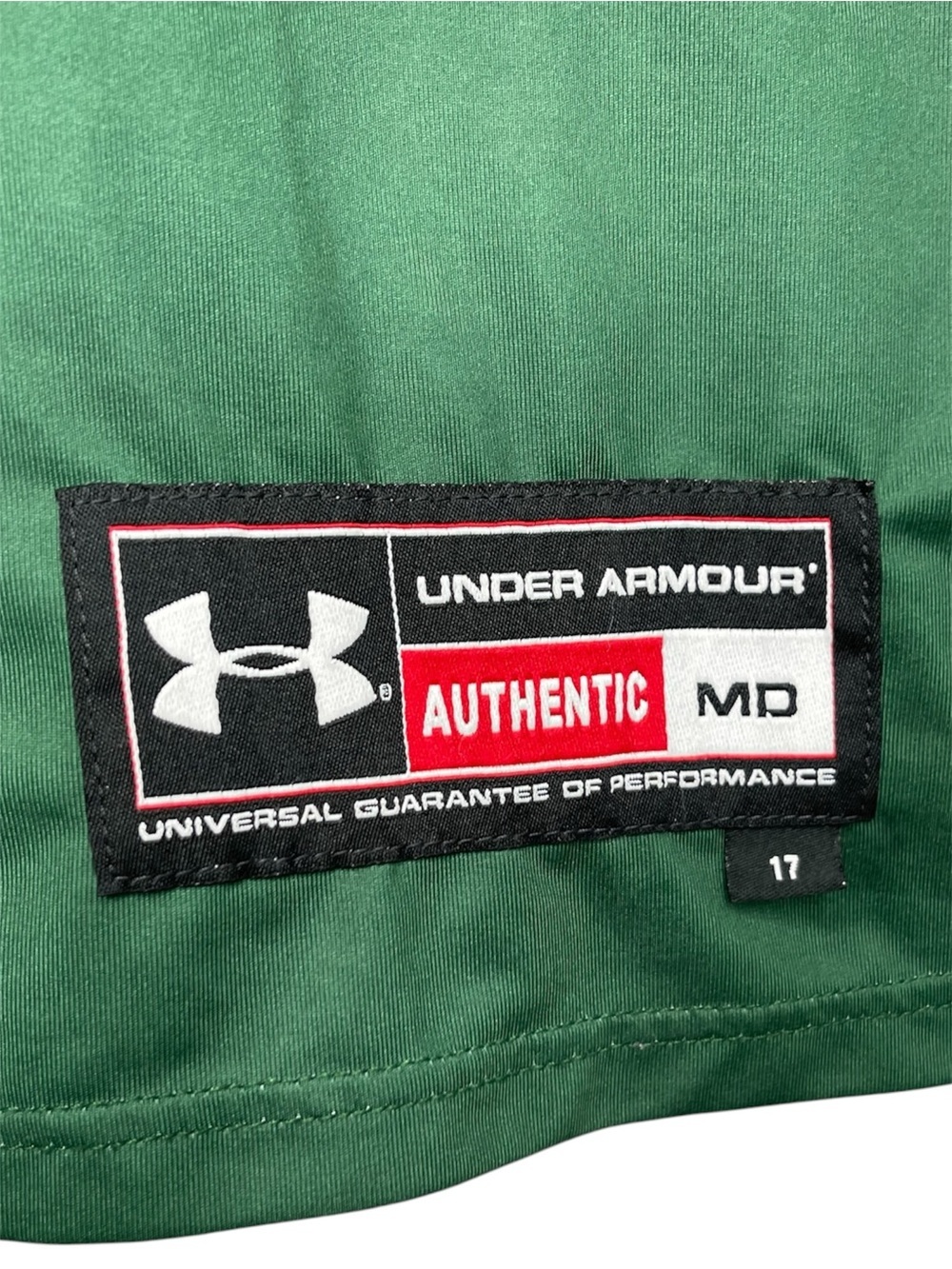 Under Armour Bonita Basketball Jersey Green #15 Men’s Size Medium MD Athletic - Picture 4 of 4